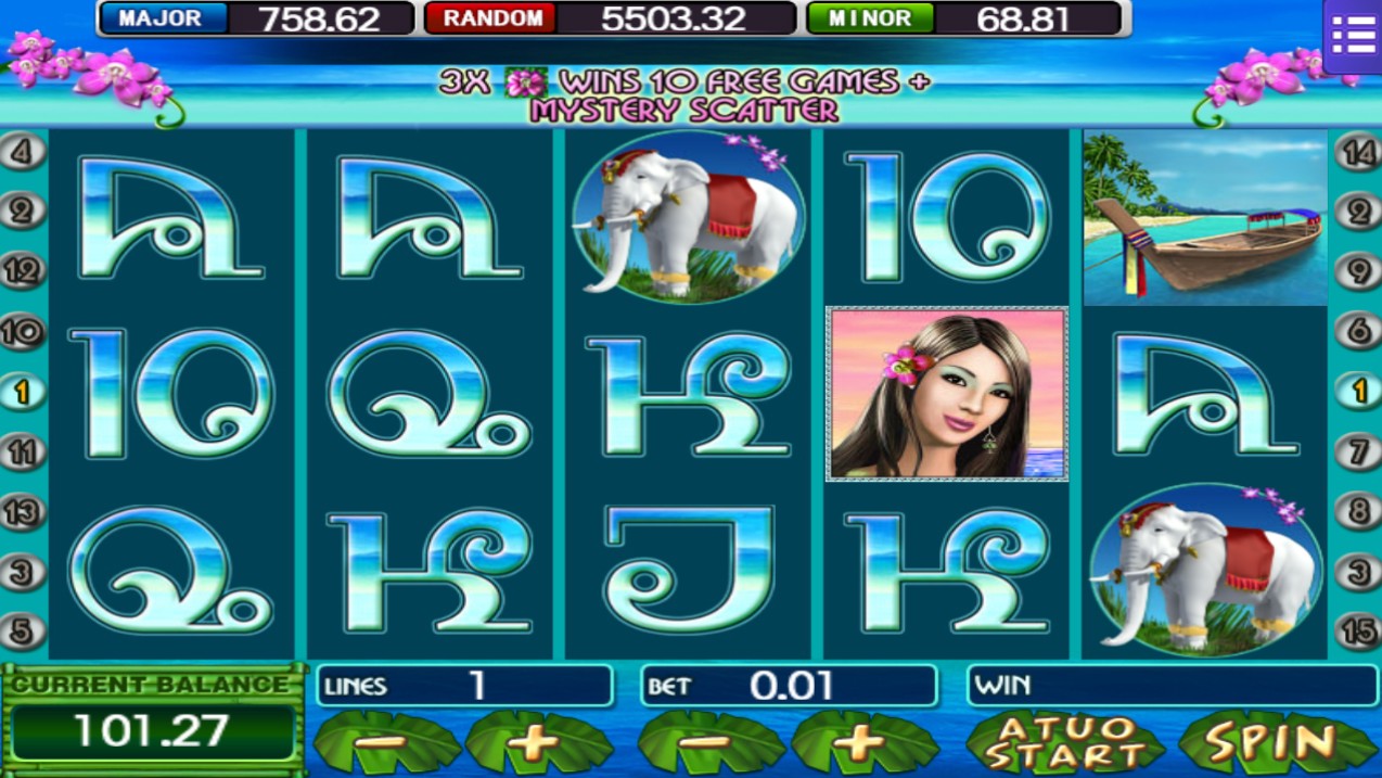 Free slot machine thai paradise