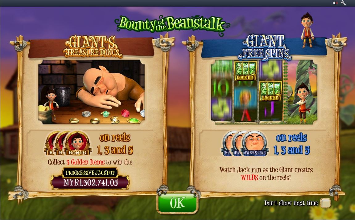 bounty of the beanstalk игровой автомат